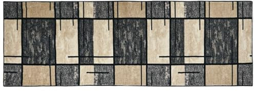 LYYK Alfombra de Pasillo Lavable Antideslizante, Pelo Corto y Moderna, se Vende por Metros para habitación, salón y Cocina 40x300cm