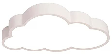 Deckenleuchte Wolken,LED Kinder Decken Lampe Herzförmig Form Licht Deckenlampe Cartoon Deckenleuchte Moderne Baby Deckenlampe mit Fernbedienung Dimmbar Kinderzimmerlampe, 35 W,500*280*53mm,Weiß