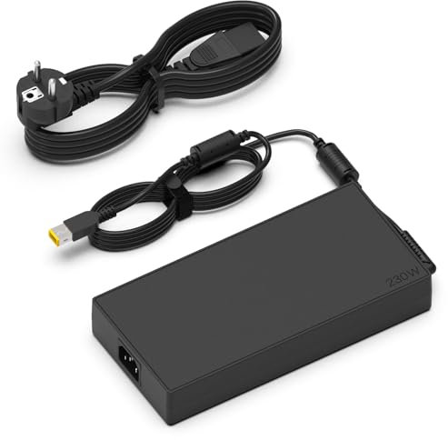 Hafiuege 230W Cargador Portatil para Lenovo Legion 5 7 Thinkpad P73 P71 P72 P70 P52 P53 P15 T15g P17 Y520 Y540 Y545 Y730 Y740 Y900 Y910 Y920 4X20E75111 ADL230NLC3A 20V 11,5A Gaming Adaptador Charger