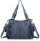 Angel Kiss Handtaschen für Damen, Hobo-Geldbörse, geräumig, lässig, Schultertaschen, PU-Tragetasche, Umhängetasche für Damen, 1Blau
