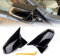Sepzlly Auto Spiegelkappen Für BMW 1er F20 F21/2er F22 F23 F87/3er F30 F31 F34/4er F32 F33 F36/i3 I01/X1 E84 Rückspiegel Abdeckung ABS-Kunststoff Seitenspiegelgehäuse Schwarz Glänzend Trimmen 2 Stücke