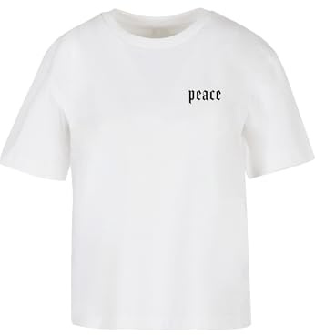 Miss Tee Damen Girls Peace Hand Tee