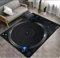 YANGECHEN Disc-Player-Teppich Für Wohnzimmerbereich Teppich Dekorativer Bodenteppich Teppichmatte 50X80Cm