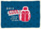 Postkarten Sprüche Du bist so cool Winterjacke Humorvolle Karte für Freunde und Familie Perfekt für kalte Tage Rote Jacke auf blauem Hintergrund mit Schneeflocken