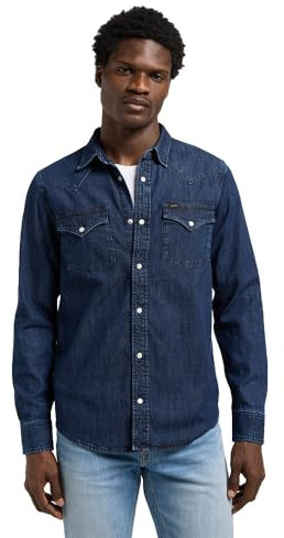 LEE - Hemd Herren - Regular Fit - Regular Western Shirt - Schwarz