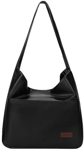 HIBAOJUN Vintage Leather Tote Bag Shoulder Bag Umhängetasche Arbeitstasche Damen Shopper Tasche Damen Groß, Kein Geruch, tolles Geschenk für Frauen.