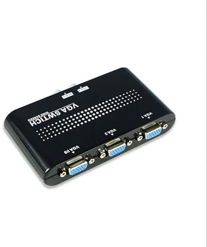 2 IN 1 Out VGA Manual Sharing Selector Switch Switcher Box VGA Switcher Splitter Converter Adapter Für Projektor Laptop TV PC