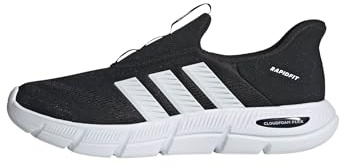 adidas Herren Cloudfoam Flex Slip On Shoes, Core Black/FTWR White/Core Black, 45 1/3 EU
