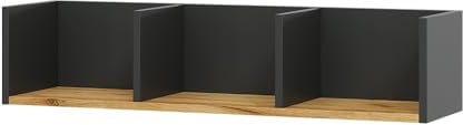 Vicco Wandregal Tomy, Anthrazit/Goldkraft Eiche, 90 x 20 cm