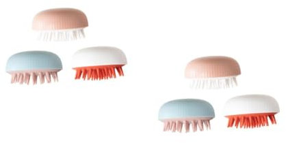 minkissy 6stücke Teiliges Kopfhaut Massagebürsten Effektive Haarreinigung Und Pflege Für Haartypen Für Spa-erlebnisse Zu Hause Wiederverwendbar Und Langlebig