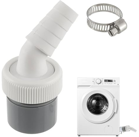 Adaptateur de vidange pour machine à laver, adaptateur de raccord de machine à laver, raccord de vidange pour machine à laver, raccord de machine à laver, pour tuyau de 40 mm de diamètre, entrée Ø 18