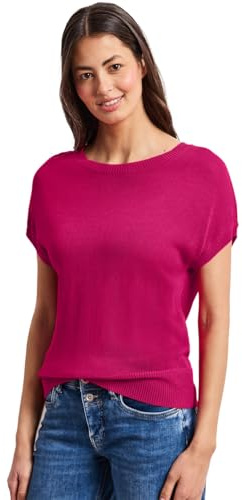 Street One Damen Pullover mit U-Boot-Ausschnitt