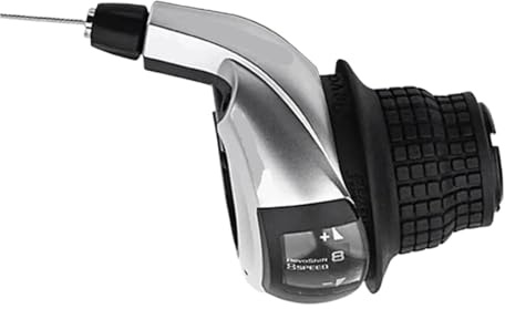 Genérico Compatible con Palanca De Cambios Shimano MTB Twist | Juego palancas cambio giratorias agarre 3x7 3x8 MTB 21S 24S
