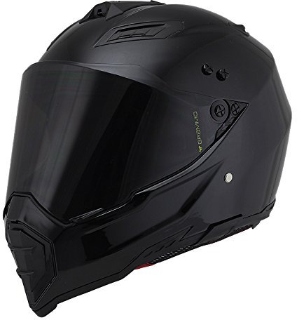 Woljay Off Road Helm Motocross-Helm Motorradhelm Motocrosshelme Fahrrad ATV (L, Schwarz)