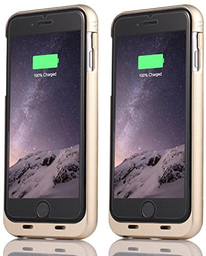 iPhone 6S carcasa BAIDATONG batería Ultra delgada Extended Battery Case para iPhone 6 (2014)/iPhone 6s (2017) (4.7 inch) con 2850 mAh capacidad/100% batería Extra