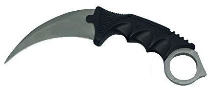 Unbekannt CS Karambit GO Messer Jagdmesser Sammlerstück Silver