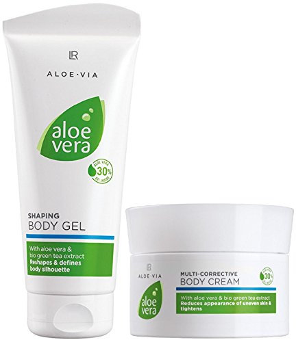 LR ALOE VIA Aloe Vera Toning Set Körperstraffung (200 ml Körpergel und 200 ml -creme)