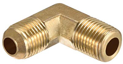 sourcing map Air Compressor Pipe Fitting 90 Degree Elbow Connector L Shape 1/8G Male to 1/8G Male