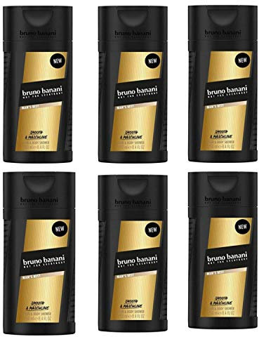 Bruno Banani MAN'S BEST Shower Gel, 6er Pack(6 x 250 ml)