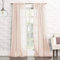 No. 918 Tayla - Tenda a pannello semitrasparente con tasca per bastone, 127 x 213 cm, colore: rosa cipria