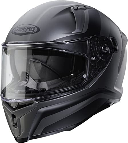 Caberg Unisex – Erwachsene Avalon Blast Integralhelm, Matt Grau/Schwarz, XL