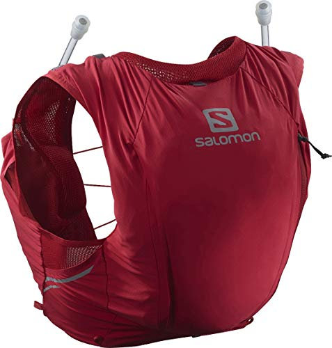 Salomon Womens Sense Pro 10 Set Running Hydration Vest, Red Chili/Ebony, 2X-Small