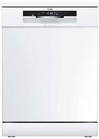 Teka DFS 46 710 WH - Lavavajillas Libre Instalación 60 cm, ExpertCare Series, para 14 Cubiertos, 7 Programas de Lavado, Panel de Mandos LED, Color Blanco