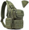 G4Free Taktisch Brusttasche Military Schultertasche Chest Sling Pack Molle Armee Crossbody Bag Militärisch Umhängetasche Single Strap Rucksack für Reisen Wandern Camping Trekking