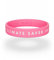 Helping Band - Silikon Armband - Climate Saver in Action I Größe L/XL I Farbe Pink - Unterstütze WWF-Projekte - Silikonarmband für Herren und Damen - Gummi Armbänder