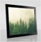 Monaldo Deluxe Bilderrahmen Posterrahmen 100 x 70 cm Schwarz Matt Wechselrahmen weisser Hintergrund Antireflex Kunstglas