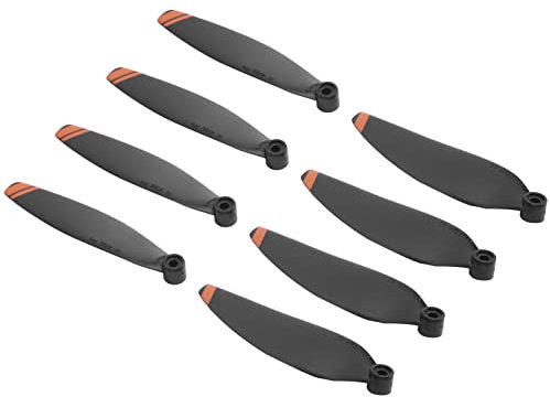 Alomejor 2 Paar Propeller Ersatzteil Drohne Zubeh?r Passend f¨¹r Ersatz Drohnen Propeller (Oranger Rand)