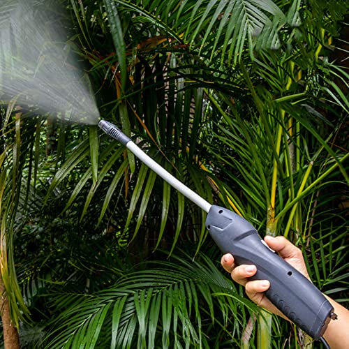 SPORTARC Elektrischer Sprüher mit flexiblem Zauberstab, Bewässerungsspray, Gartensprüher mit 2 m Schlauch, Pflanzennebel, Sprüher für Pflanzenbewässerung, Haustierbaden, Autowäsche (wiederaufladbar)
