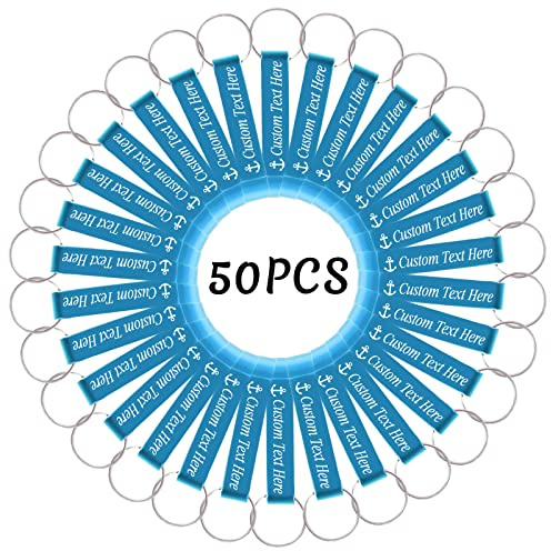 50PCS Décapsuleur Personnalisé Porte-clés En Vrac Décapsuleur De Bière Personnalisé avec Logo Texte Gravé Ouvre-Bouteille De Mariage Faveurs Cadeaux Personnalisés pour La Fête D'anniversaire-Bleuciel