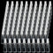 JOIKIT 100 Pack 30ml Clear Plastic Refillable Travel Spray Bottles with Lids, Fine Mist Spray Bottles for Cleaning, Travel, Makeup