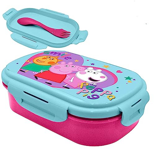 Kids Sandwichera con cubierto de Peppa Pig