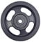 Nylon Bearing Pulley Wheel 100mm Black Wheel Cable Gym Fitness Equipment Part Exercise Machine Part And Pulley Accessory 100mm Diameter Pulley