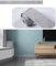TapetenbordüRe Selbstklebende BordüRe Wand Wohnzimmer Tapeten Fliesenaufkleber Bad Dekoband Selbstklebend grauer Stein 10x500cm