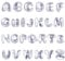 SUNNYCLUE 1 Box 52Pcs Alphabet Beads Alphabet Letter Charms Rhinestone Letter Beads Bulk A-Z Charms Spacer Loose for Jewellery Making DIY Bracelets Necklaces Craft Supplies
