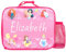 Disney Princesses Personalised Kids Lunch Bag - Thermal Insulated with mesh Drinks Holder - School and Snacks Bag for Girls - Pink