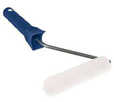 Lackrolle Velur 6 mm mit Stiel 6 cm Farbrolle Farbwalze Lackwalze für Öl und Lacke