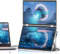 15.6 Zoll Triple Portable Monitor, 1080P Laptop Screen Extender, Tragbarer Screen mit Lautsprechern, Faltbarer Dual Monitor mit Stand & VESA, Mobiler Bildschirm für Laptop, PC, Xbox, PS5