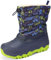 Apawwa Bambini Stivali Ragazzi Invernali Caldo Foderato Stivali da Neve Bambini Scarpe Invernali Outdoor Ragazza HD483 Color Navy Size 23