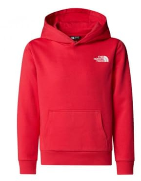 The North Face Kids Simple Dome Hooded Sweatshirt, Hibiscus, 6 Years