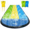 Wham-O Slip N Slide Triple Waver Rider avec Boogie 548.64cm pour Enfants de 5 à 12 Ans Amusement Aquatique dans Le Jardin