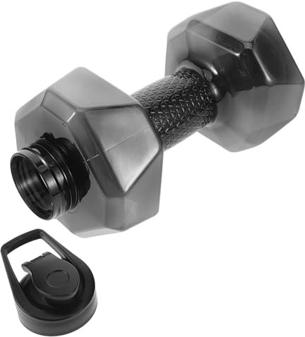 GALPADA Hantel-wasserflasche Sport Fitnessgeräte Hantel-förmige Wasserflasche Hantel-Sport-wasserkessel Kreative Hantel-trinkflasche Wasserflasche Hantelflasche Große Kapazität Tragbar Für