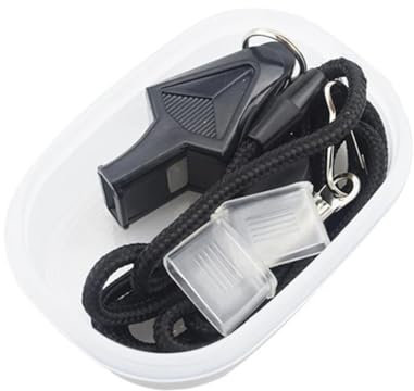 Garneck Schiedsrichterpfeifen Mit Lanyard Aus Abs-Material Für Sport Training Und Outdoor Aktivitäten Wie Camping Wandern