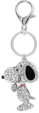 Disney Schlüsselanhänger mit 3D-Steinen, Motiv: Snoopy