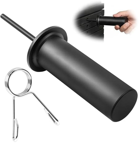 TIHOOK Gym Pin, 8 x 110mm Gewichtsstapelstift, Gym Weight Stack Slide Pin | mit Federclip Gewichtsstapel Stift für Zusatzgewicht Ersatz Gewicht Pin, Training Kraftstation für Gym Zubehör