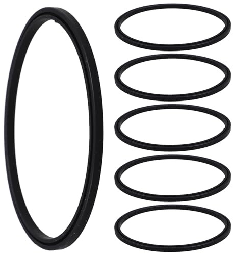 Milisten Lot de 6 Anneaux en Silicone Souple pour Bouteille Isotherme 16-20 Oz, Joints D'étanchéité Ronds et Flexibles pour Couvercle de Gourde, Accessoires Étanches Adaptés aux Activités