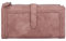 Day of Saturn®Sac À Main Style Mode Portefeuille Antique en PU Cuir Bourse,(Rose pâle)